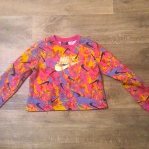 Kids NIKE crop top sweatshirt